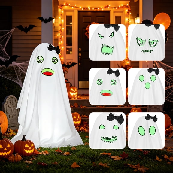 Outdoor Halloween – Glow In The Dark : Suitable For Homes Outdoor Areas Gardens Patios And Parties.