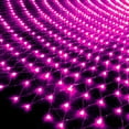 thumbnail image 1 of Outdoor Halloween Pink Net Lights, 5ft x 5ft 96 LED Connectable Bush Lights, Plug in 8 Twinkle Modes Mesh Lights, Waterproof for Christmas, Bushes, Garden, Party Decorations, 1 of 9
