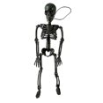 thumbnail image 1 of Outdoor Halloween Yard Decorations, Spooky Black Full Body Hanging Halloween Skeleton Ornament, for Haunted Mansion, Lawn, Entryway, Outdoor Window and Trunk Or Treat Events, Add, 1 of 4