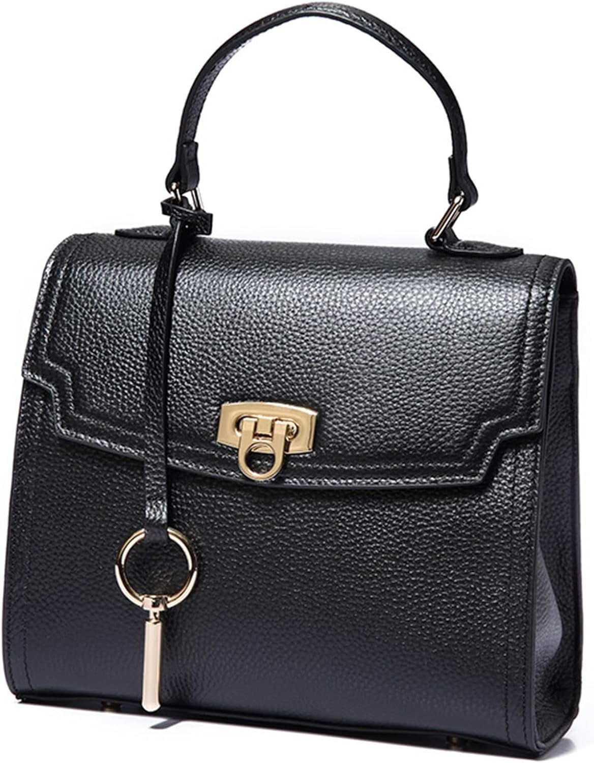 Outdoor Handbags and Purses for Women Genuine Leather Flap Crossbody Shoulder Bags Simple Top Handle Satchel Bags