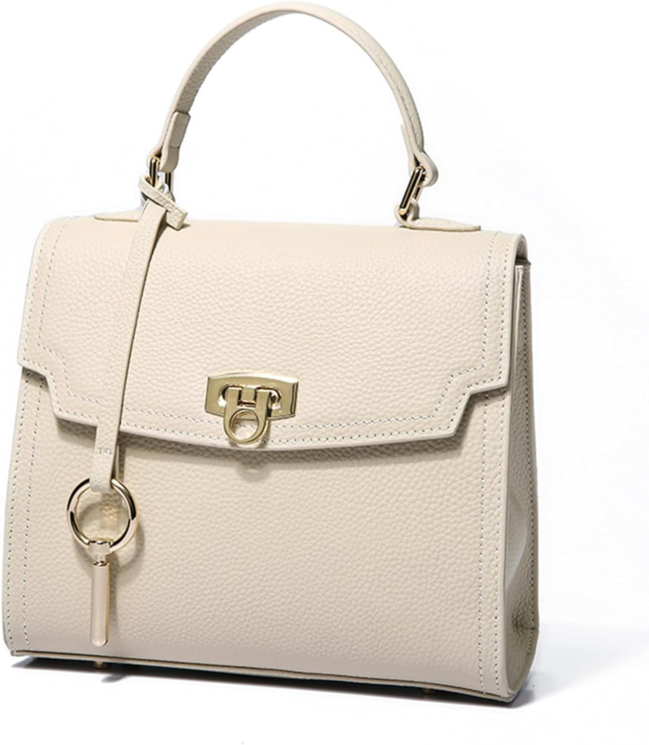 Outdoor Handbags and Purses for Women Genuine Leather Flap Crossbody Shoulder Bags Simple Top Handle Satchel Bags