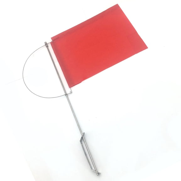Outdoor Hanging Decorative Windsock, Stainless Steel Weatherproof Red Windsock  For Garden