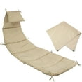 thumbnail image 1 of Outdoor Hanging Lounge Chair Replacement Cushion and Umbrella Fabric for Chaise Hanging Hammock Chair, 1 of 3