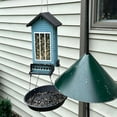 thumbnail image 1 of Outdoor Hanging Metal Wild Bird Feeder Tray Heavy Duty Chain Suspended Water Platform Decorative Bird Feeding Dish for Backyard Patio Tree Garden Ornament, 1 of 7