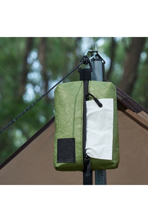 Outdoor Hanging Paper Towel and Tissue Storage Bag, Car and Camping Multi-Functional Organizer, Portable Waterproof Tissue Holder