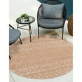 thumbnail image 1 of Outdoor Haversham Collection Area Rug Beige - 7' Round, 1 of 5
