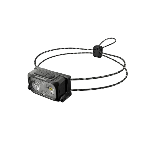 Outdoor Headlamp Ultra Lightweight Dual Beam White Red Light 360 Lumens USB-C Rechargeable Portable Headlight
