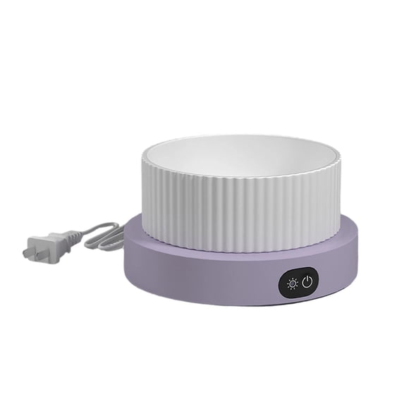 Outdoor Heated Water Bowl with Thermostatic Control, Large Heated Cat Bowl for Outside Winter Use, Heated Water Dish for Chickens Rabbits Geese and Other Outdoor Pets and Poultry
