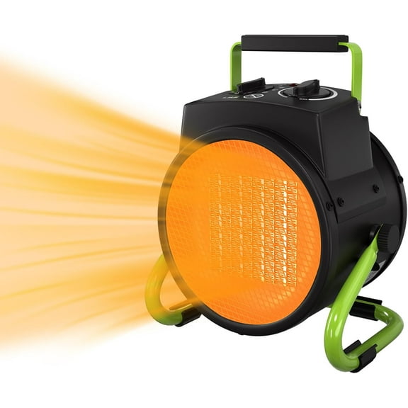 Outdoor Heater for Patio, Portable Patio Heater for Garage with Overheat Protection,  Heat PTC Ceramic Portable Garage Heaters for Workshop, Greenhouse, Tent and Indoor Use