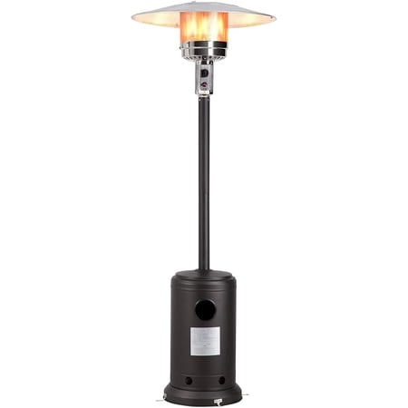 Outdoor Heater Propane LP Gas 41,000BTU Steel Power Coated ETL Certification,Mocha