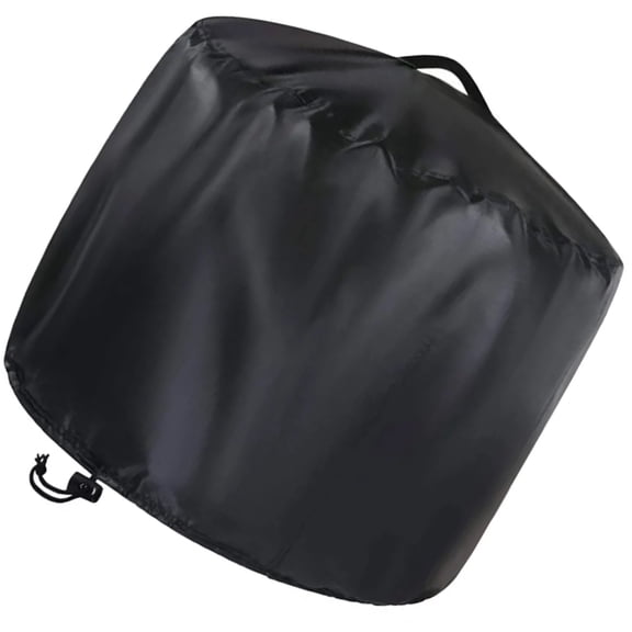 Outdoor Heaters Protectors Cover Waterproof PVC Lined Winter Fire Pit Guard Easy Fold Portable Design