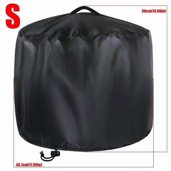 Outdoor Heaters Protectors Cover Waterproof PVC Lined Winter Fire Pit Guard Easy Fold Portable Design