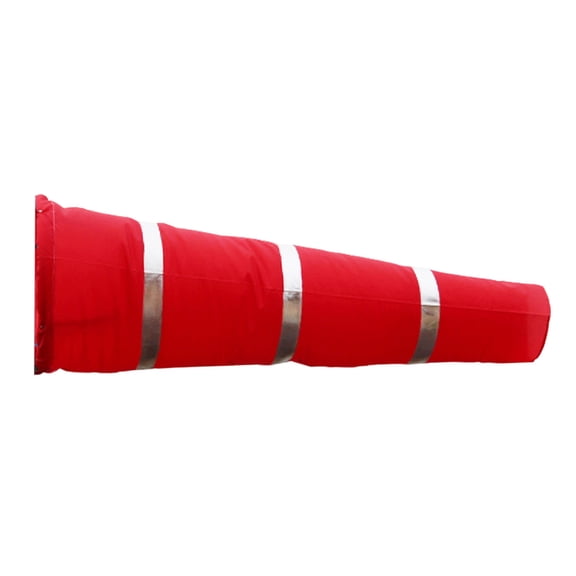 Outdoor Heavy Duty Ripstop Windsock with Reflective Belt for Airport Wind Direction Measurement