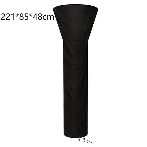Outdoor Heavy Duty Waterproof Black Patio Heater Cover Furniture Protector