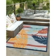thumbnail image 1 of Outdoor Helena Collection Area Rug Gray - 7'x10', 1 of 5