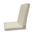 thumbnail image 1 of Outdoor High Back Chair Cushion, Extra Thick Waterproof Patio Seat Pad, Sun Fade Resistant with Ties, 1 of 6