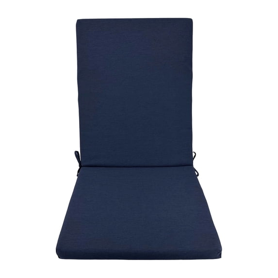 Outdoor High Back Chair Cushion, Extra Thick Waterproof Patio Seat Pad, Sun Fade Resistant with Ties