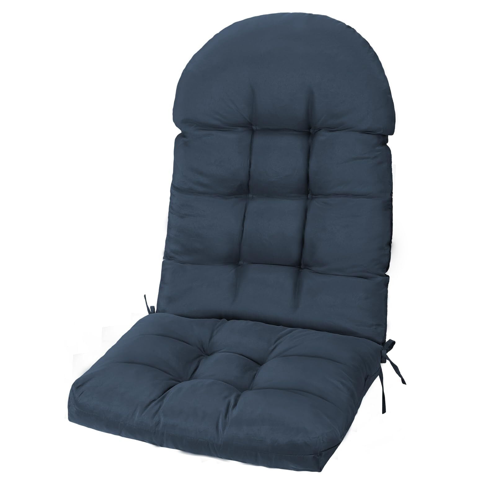 Outdoor High Back Chair Cushion Upgraded Thickened Water-Repellent & Fade-Resistan Patio Chair Cushions For Outdoor Furniture, 44" x20" x4" 1PC Blue