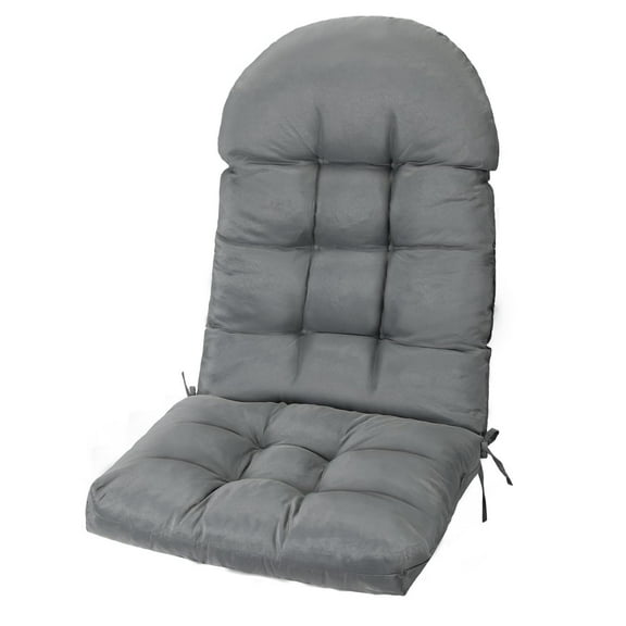 Outdoor High Back Chair Cushion Upgraded Thickened Water-Repellent & Fade-Resistan Patio Chair Cushions For Outdoor Furniture, 44" x20" x4" 1PC Gray