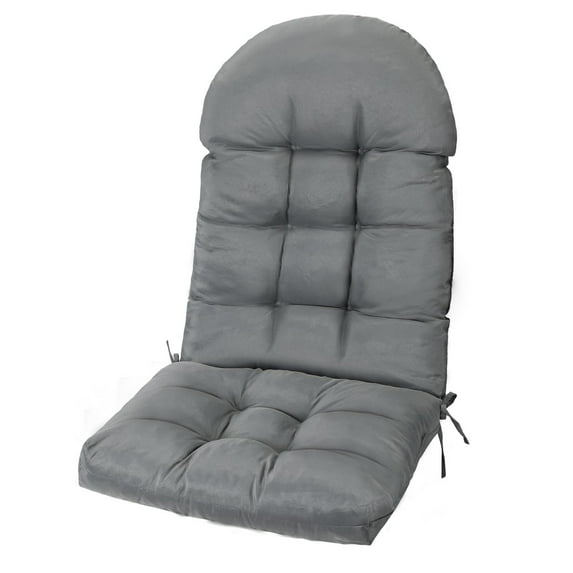 Outdoor High Back Chair Cushion Upgraded Thickened Water-Repellent & Fade-Resistan Patio Chair Cushions For Outdoor Furniture, 44" x20" x4" 1PC Gray