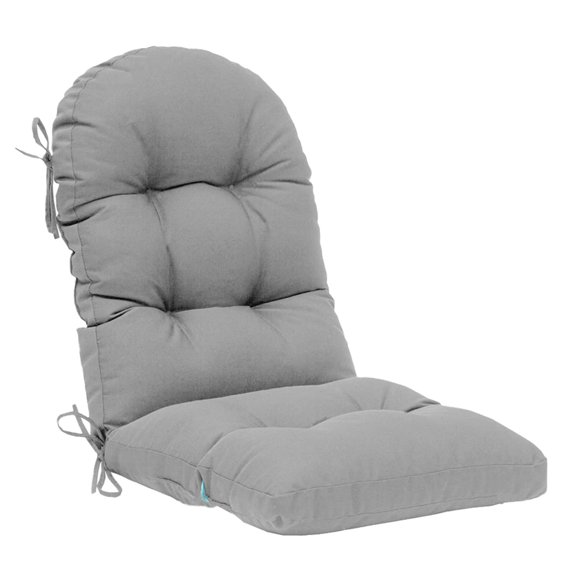 Outdoor High Chair Cushion For Adirondack All Weather Rocking Cushions Thick Padded Replacement Pationiture Grey