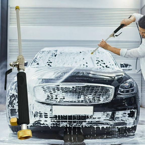 Outdoor High Pressure Water Gun,100ML Foam Pot Car Washing Tool,Multi-Function Nozzle Water Sprayer,Saving Design,Portable High Power Cleaner,For Home Watering,Car Wall Floor Outdoor Cleaning