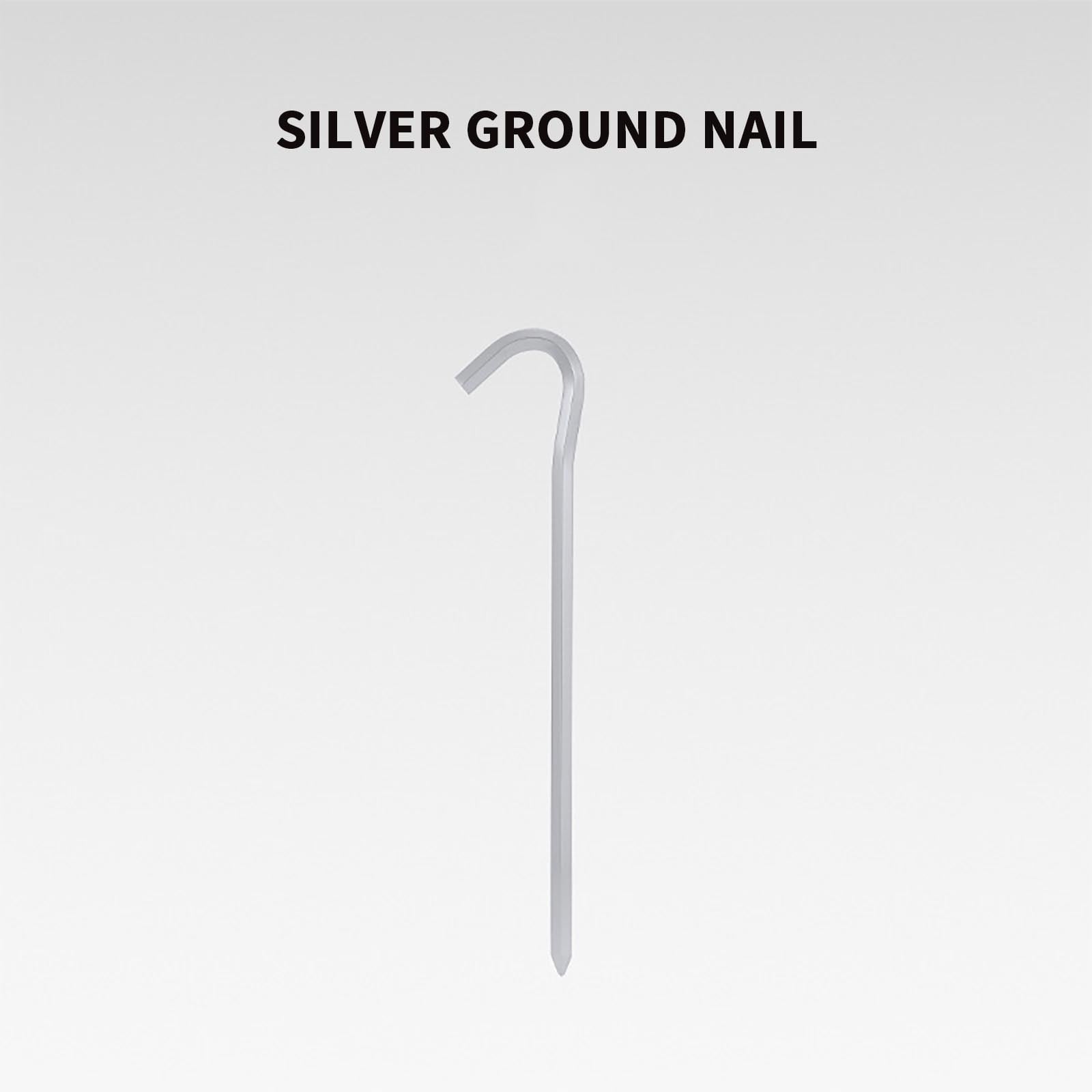 Outdoor Highstrength Aluminum Alloy Ground Nails 18cm Question Mark