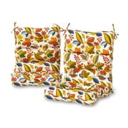 Esprit Floral 44 x 22 in. Outdoor High Back Chair Cushion (2-Pack) by Greendale Home Fashions