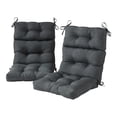 thumbnail image 1 of Carbon 44 x 22 in. Outdoor High Back Chair Cushion (2-Pack) by Greendale Home Fashions, 1 of 101