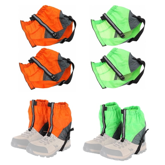 Outdoor Hiking Gaiter,Waterproof Leg Cover,Adjustable Night Reflective Bite Protection Guards Leg Gaiters for Hiking