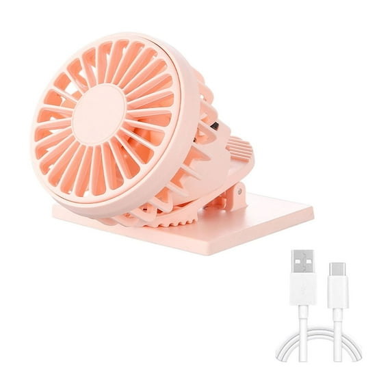 Outdoor Hiking Portable Fan Clip Hat Fan USB Rechargeable Solar Powered Personal Cooling Device Lightweight Adjustable Speed Travel Accessory