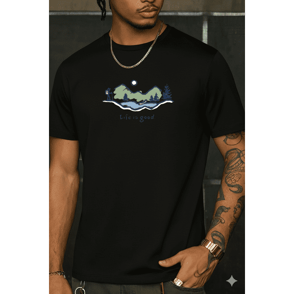 Outdoor Hiking Scenic Vista Nature Adventure Lover Retro Graphic Unisex T-Shirt V90242, up to size 5XL