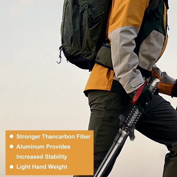 Outdoor Hiking Staff Hiking Sticks for Trekking and Mountaineering 37 inch