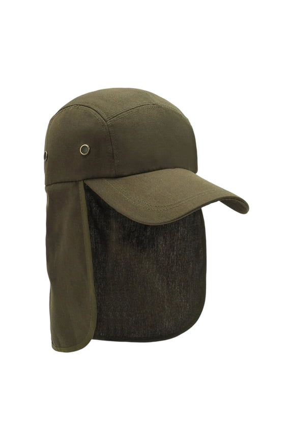 Outdoor Hiking Traveling Baseball Hat with Neck Flap Breathable Fishing Hat for Adult Adjustable Sun Protections Caps