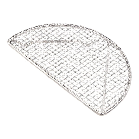 Outdoor Home Cooking Stainless Steel Barbecue Rectangular Semicircular Net - Model A