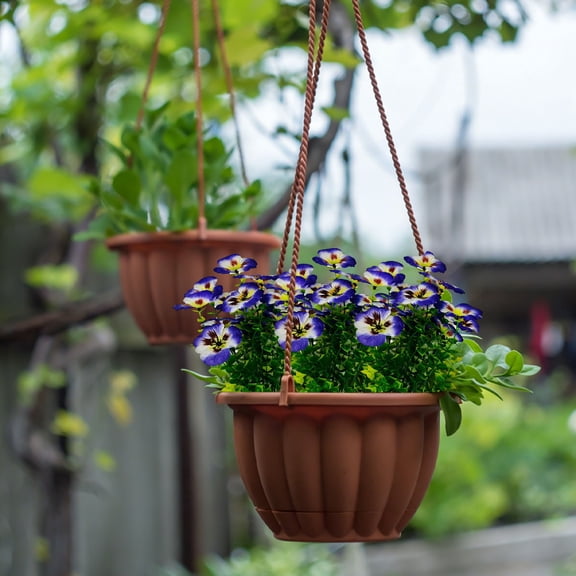 Outdoor Home Decor Artificial Flowers Pansy VioletforOutdoor & Indoor Decoration, Blue Simulation Pansy Violet Bouquet, Outdoor Indoor Decor Artificial Flowers