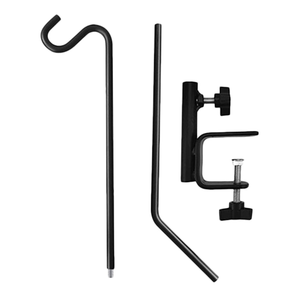 Outdoor Hook Coat Hangers Wind Chime Hanger Bird Feeder Hook Clamp on Deck Hangers Deck Clamp on Poles