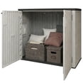 thumbnail image 1 of SEWOART Garage Cabinet Grey Plastic Outdoor Utility Storage Cabinet for Patio Or Garage, 1 of 8