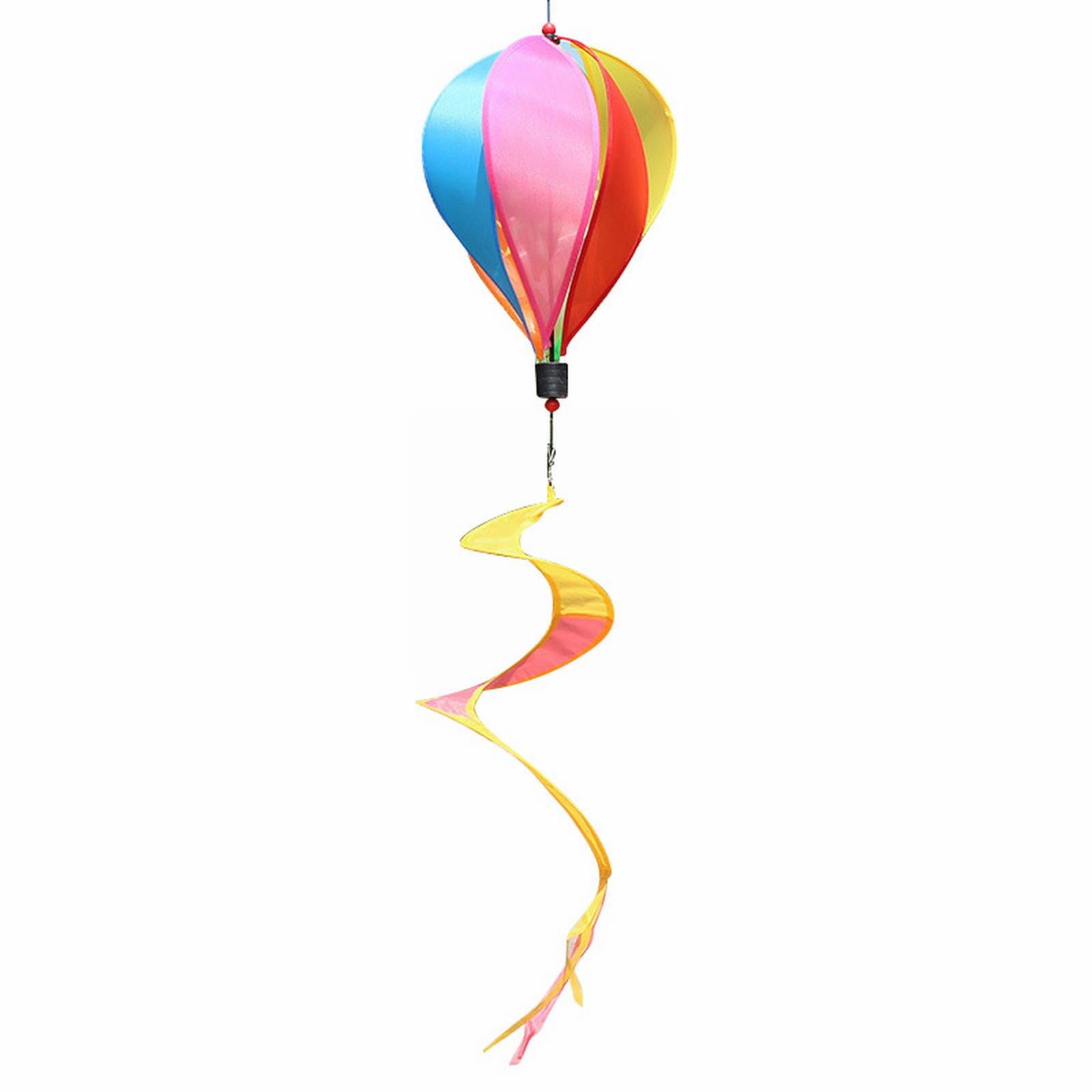 Outdoor Hot Air Balloon Wind Turning Clouds Hot Air Balloon Rainbow