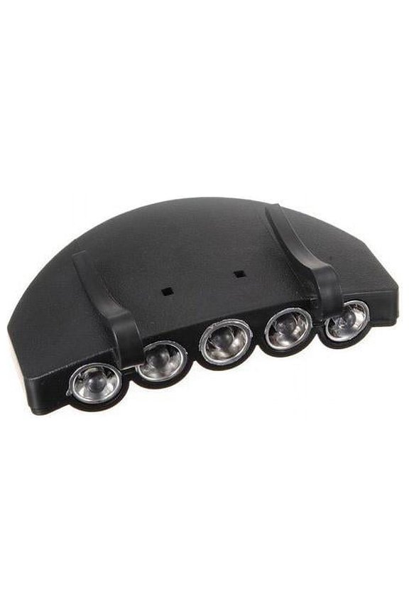 Outdoor Hot Clip On 5LED Head Cap Hat Light Head Lamp Nice Torch Camp