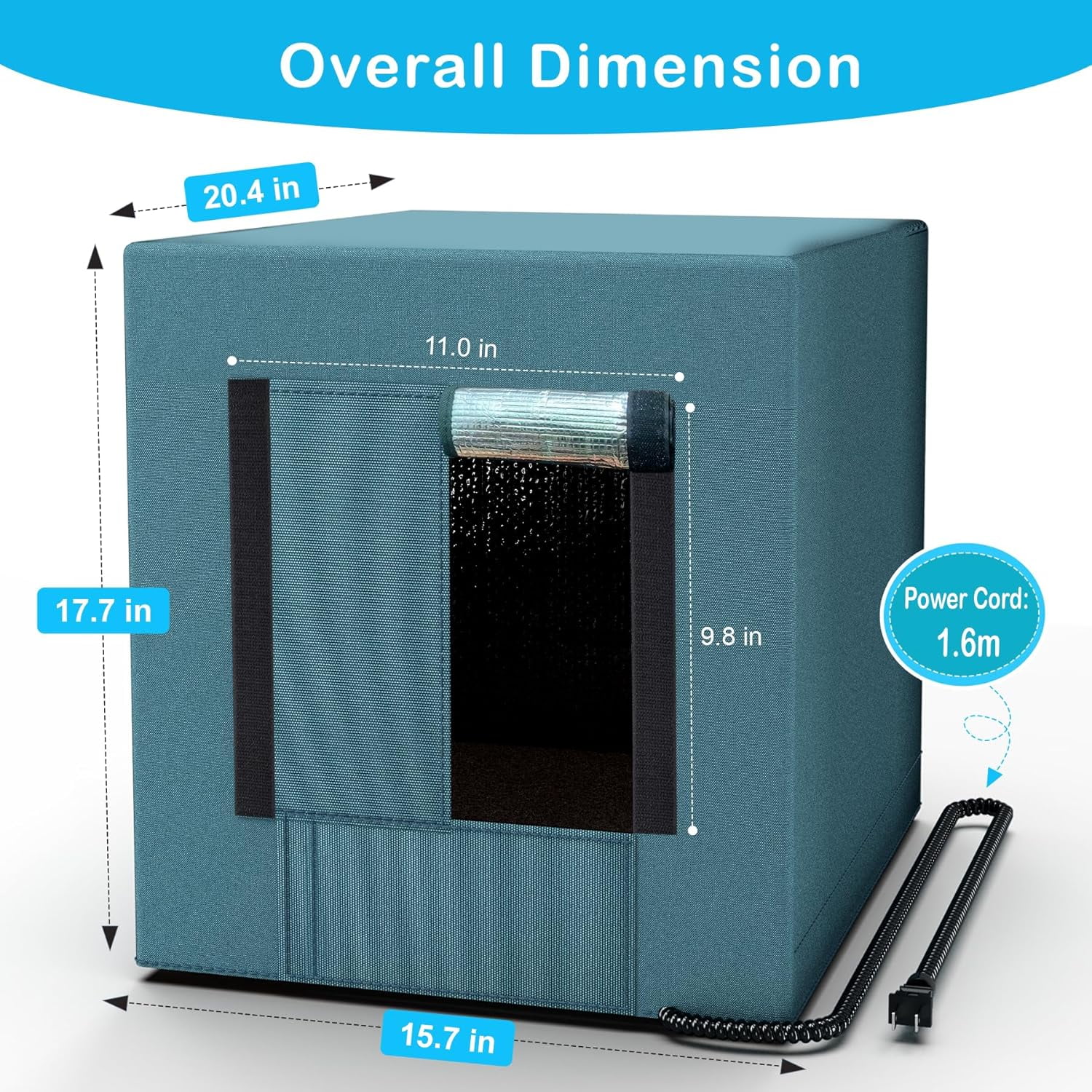 Fresh Look at Outdoor House Weatherproof Large Heated Crate With Winter Heating Pad