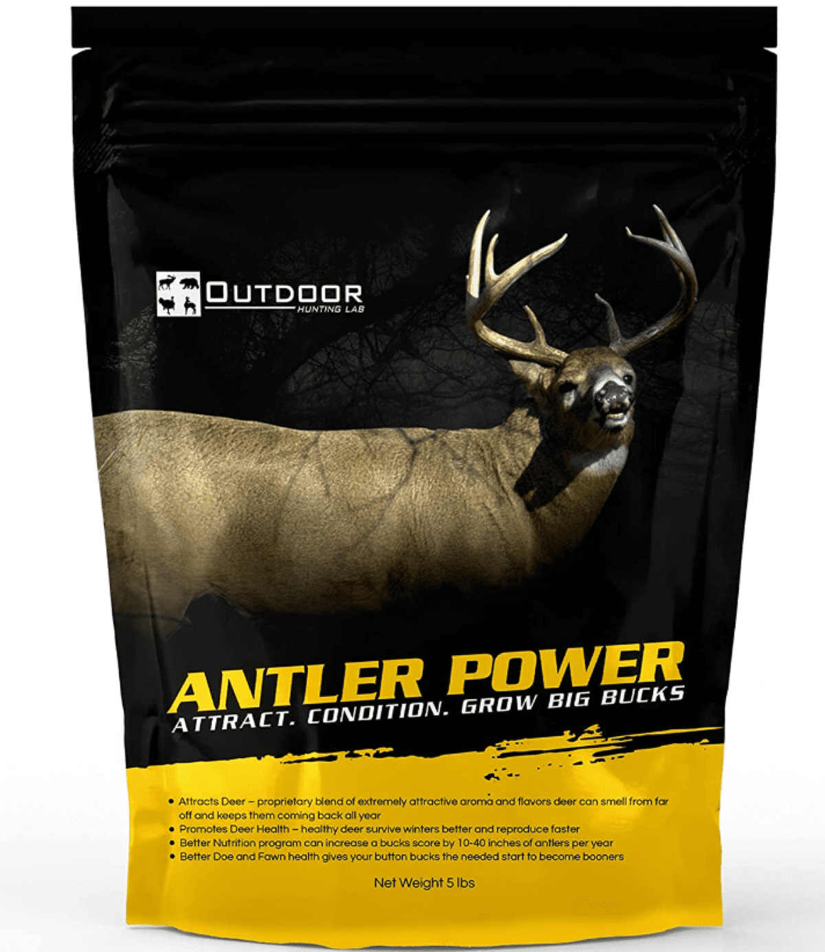 Outdoor Hunting Lab Antler Power Deer Minerals for Whitetail Deer (5