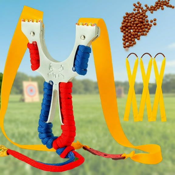 Runzkzy Outdoor Hunting  Slingshot Powerful Accurate Catapult Outdoor Shooting
