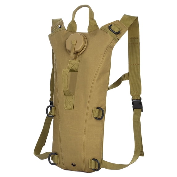 Outdoor Hydration Backpack Lightweight Hydration Pack with 3L Water Bladder Water Backpack for Hiking Running Biking Climbing Khaki