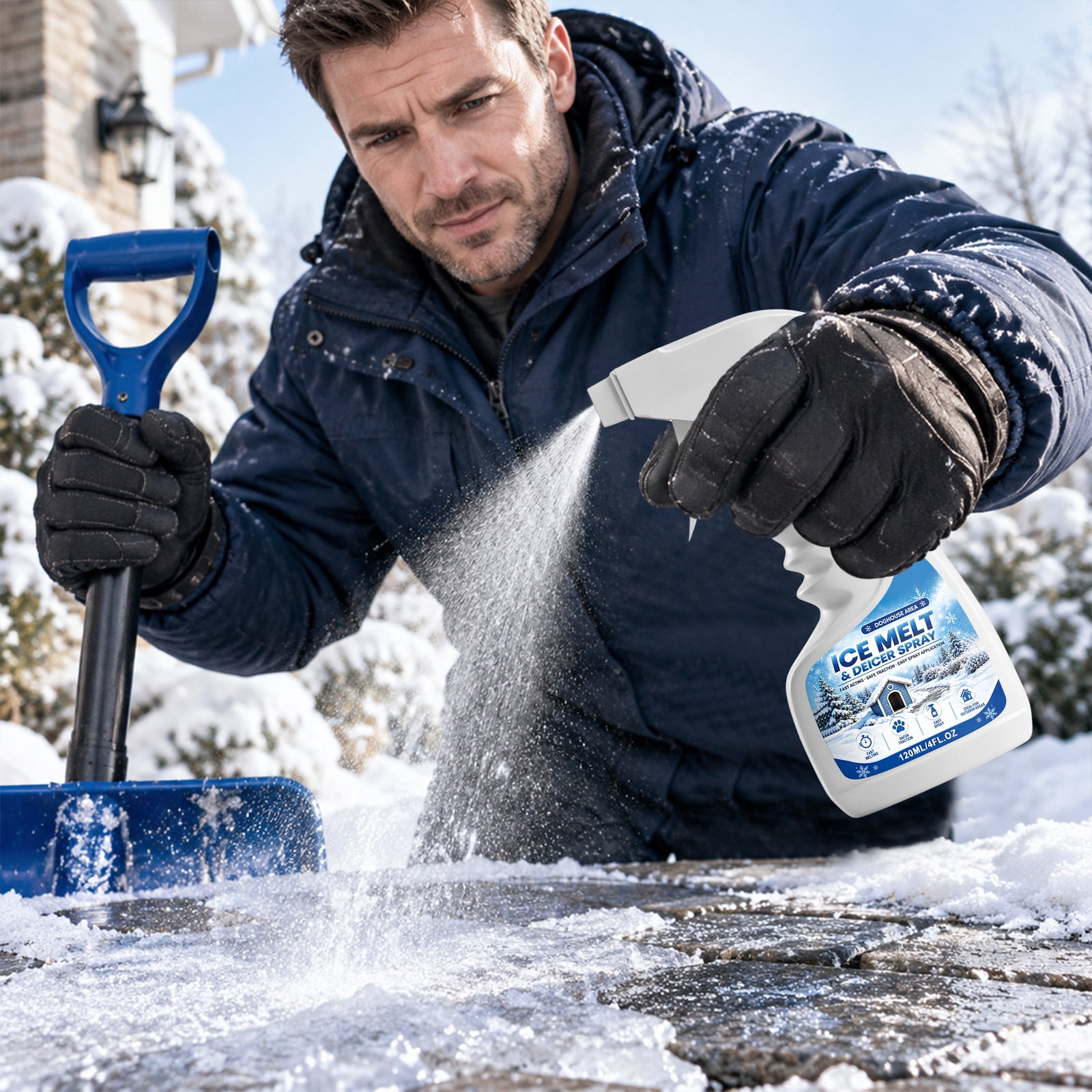 Outdoor Ice And Snow Melting Spray Fast-Acting Deicing for Car ...
