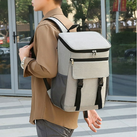 Outdoor Ice Pack*1 Clearance! Cooler Backpack Soft Insulated Leak Proof 30 Cans Insulated Backpack Cooler Portable Picnic Camping Beach Hiking Bbq Lunch Backpack for Men and Women