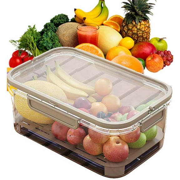 Outdoor Ice Preservation Box,Snackle Box with Ice Pack & Handle for Meat,Veggies, Portable Fresh Saver Cooler