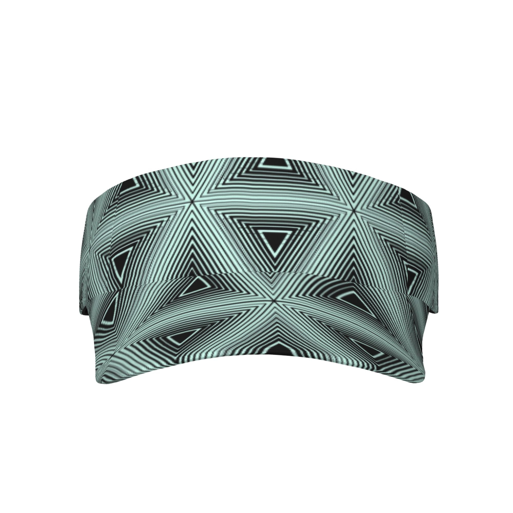 Outdoor Illusion linear geometric image Sun Visor Hats for Women Men ...