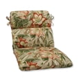 thumbnail image 1 of Pillow Perfect 538594 Outdoor Botanical Glow Tiger Stripe Rounded Corners Chair Cushion - Tan, 1 of 2