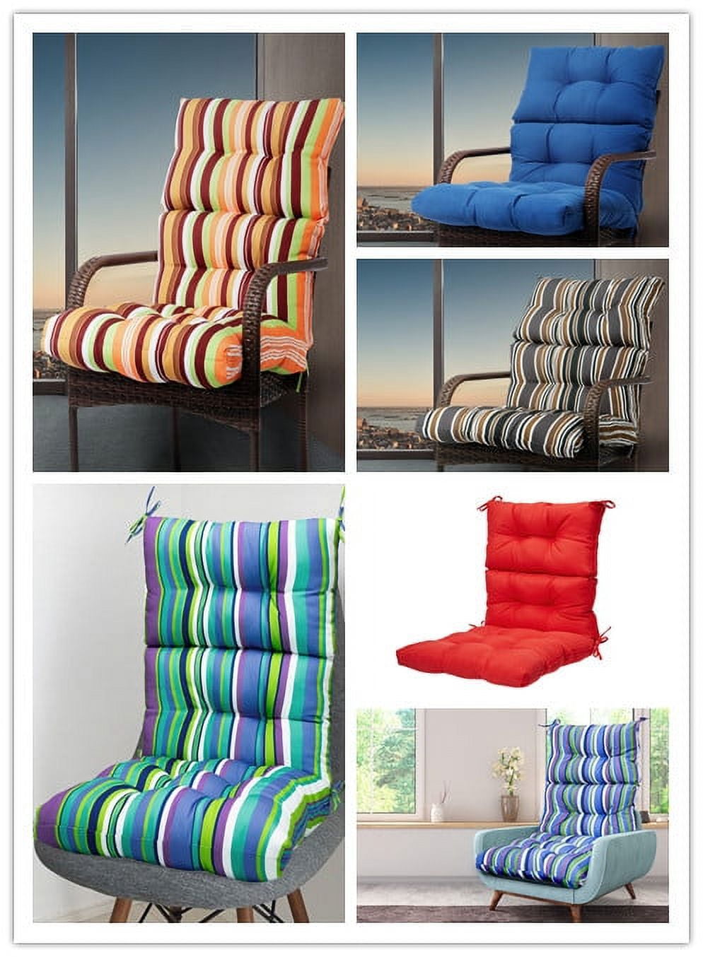 48 high back clearance patio chair cushions